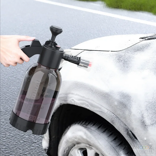 "Hand Pump Foam Car Wash Sprayer Bottle – Air Pressure Sprayer for Car Cleaning, Gardening, and Watering"